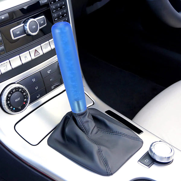 Gear Stick Knobs Crystal Car Manual Crystal Transparent Bubble Gear Shift Knob Gear Shifter Head(15CM, Manual, Blue)