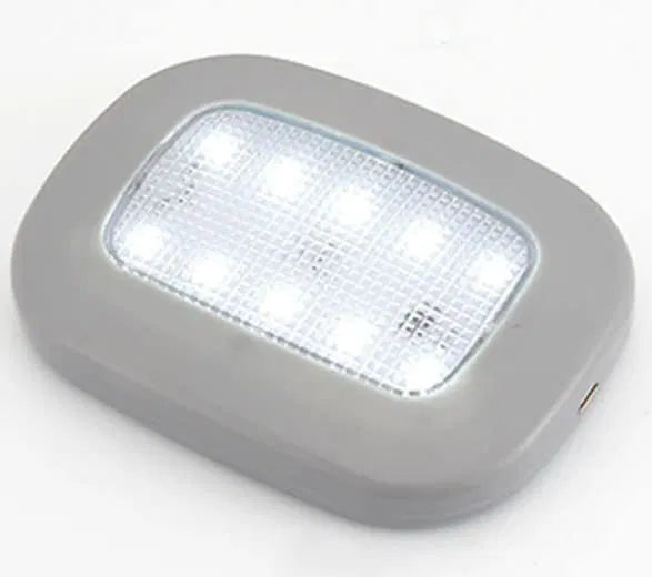 Wireless Car Magnetic Stick Car Ceiling Roof Lights with Dome Light For Multipurpose use(White)