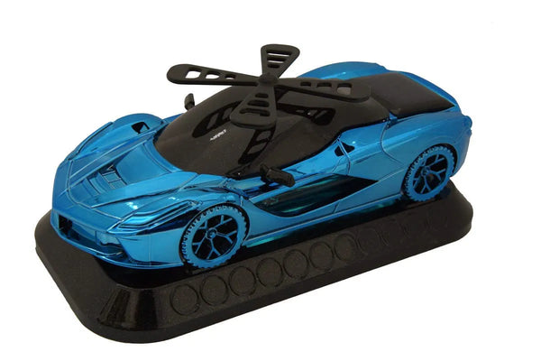 Sports Car Solar Car Perfume Rotating Suspension Aromatherapy Car Fragrance(Blue)
