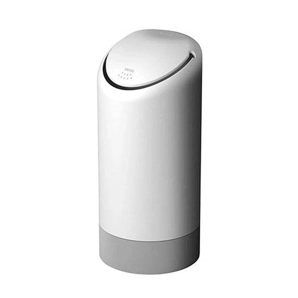 Silicone Trash Garbage Can bin use for Auto Vehicle Car Home Office (White)