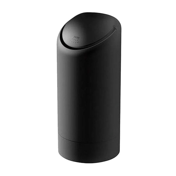 Silicone Trash Garbage Can bin use for Auto Vehicle Car Home Office (Black)