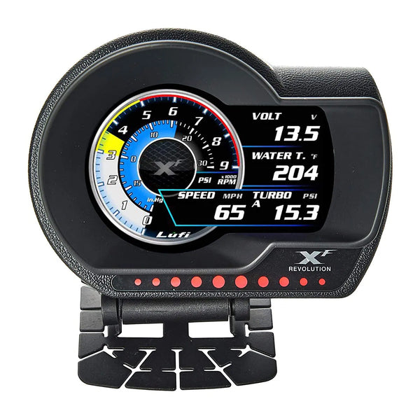 XF Revolution OBD2 Multi-Data Monitor Head Up Display Customizable, Accurate and Fast Response Gauge Display Meter