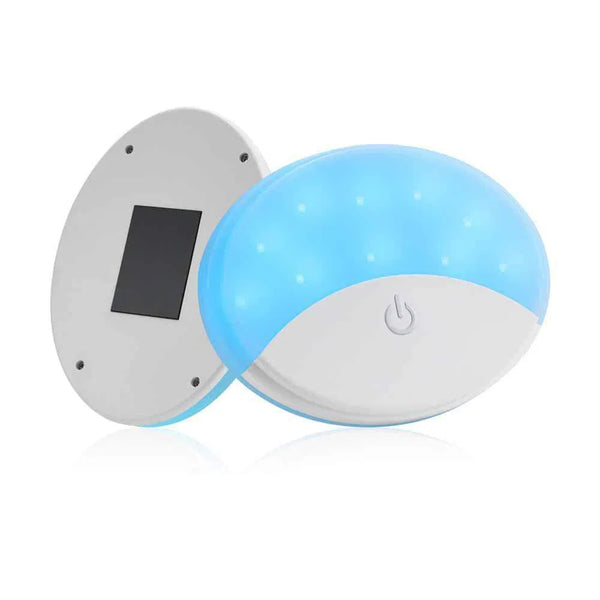 Wireless Car Interior Dome Magnetic Stick Car Ceiling Roof Lights with 2 Colors Modes 10 LEDs Dome Light for Multipurpose use(White/Blue)