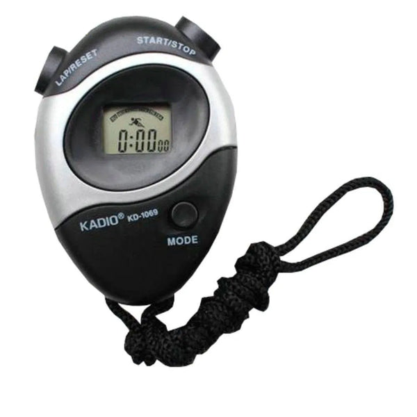 Track Running Handheld LCD Digital Professional Timer Sports Clock Stopwatch Digital Watch (Black Pack of 1)