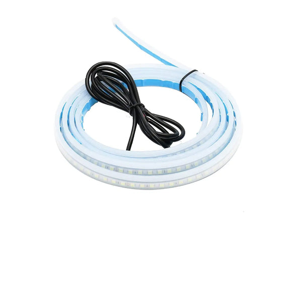 70 Inches Flexible Waterproof Car Hood Strip Led Light, APP and Remote Control Daytime Running Light for Cars, SUVs,Trucks