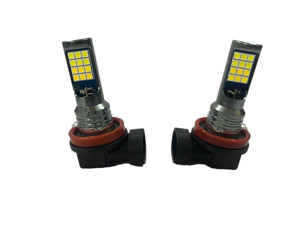 24LED 3030 H27 dual Colour white/yellow LED Super Bright Car Led light (Pack of 2,HB3/9005)
