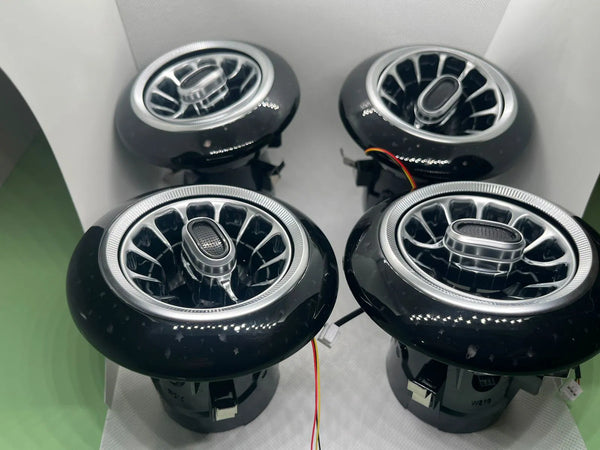 Cardi New Style Car Interior RGB AC Vent Lighting Turbine Outlet Suitable For Mahindra Thar