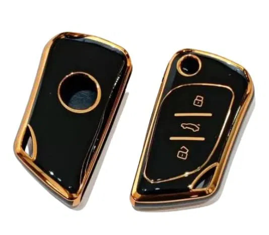 TPU Car Key Cover Compatible With LX-B30 Model 3 Button Flip Key Remote Car Key Cover