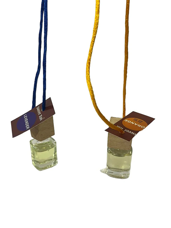 Long-Lasting Fragrance Aromatherapy Flower Hanging Perfume, Car Decorate Non Accessories For Home Car Multi Place Uses(Scents May Vary) (Pack of 2)