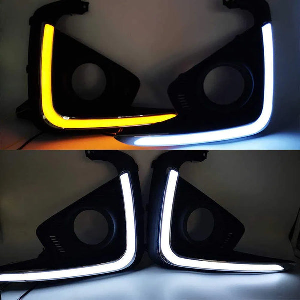 CLOUDSALE ; Your Store. Your Place LED Daytime Running Light (DRL) with Matrix Turn Indicator FitFor Ertiga 2018 (Pack of 2) Y/B