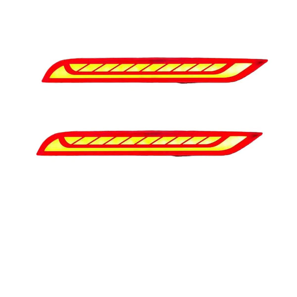 Car Rear Bumper Light Reflector For Toyota Innova 2023 Hycross Bumper Lamp Led