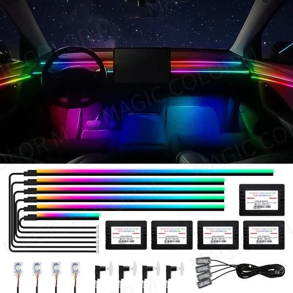 Cardi K4 21 IN 1 Innova Hycross 2023 Ambient Light APP + Switch Symphony OEM Fitting