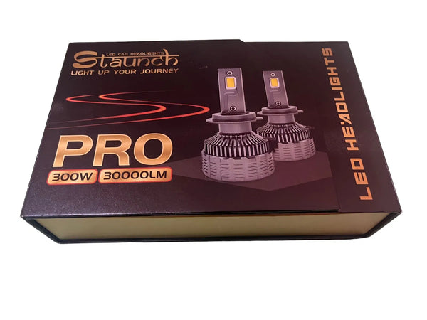 H11 High Quality Super Bright LED For Car 300W/30000LM Pair 6500K With 1Year Warranty (H8/H11/H16)