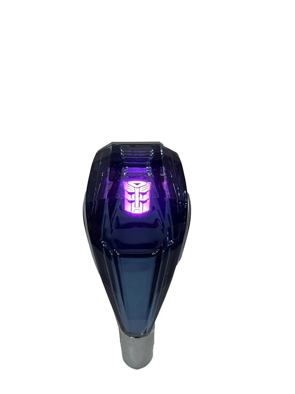 CLOUDSALE Crystal Shift knob Touch Activated Ultra LED Light Illuminated LED Gear Shift Knob Fits for Most Cars with Button-Less Operated Shifter (Trans-Former)