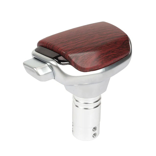 Universal Gear Shift Knob Fit For Most Manual Automatic Cars, SUV Short Lever Stick (Wood Grain)