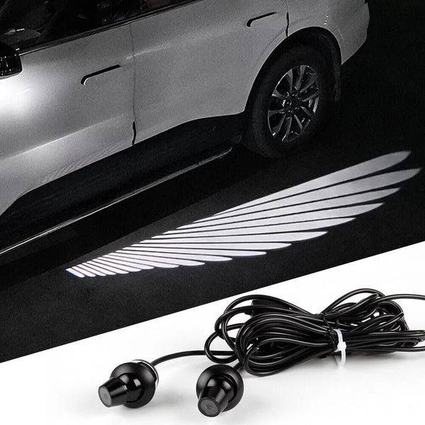 Wing car side Mirror Side Projector/Shadow Light/Ghost LED Light Universal For Cars (White)