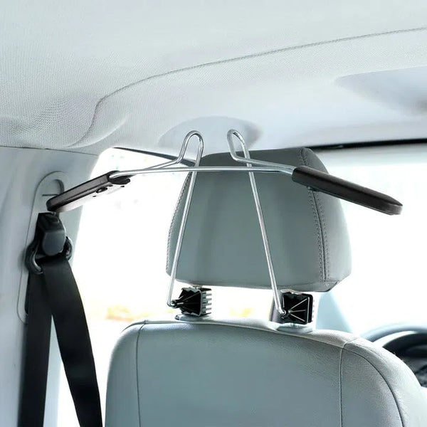 Universal Car Hanger for Headrest Seat Bracket Car Coat Hanger (Colour May Vary)