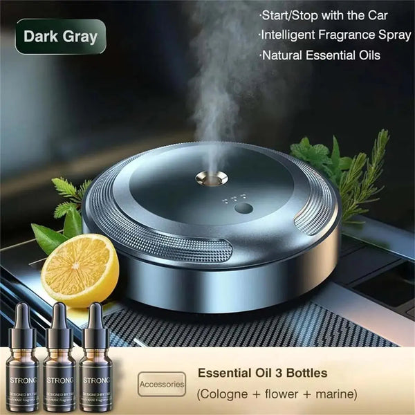 Car Smart Aromatherapy Spray Air Freshener with Three Adjustable Modes, Thakka Aroma Spray Car Diffuser