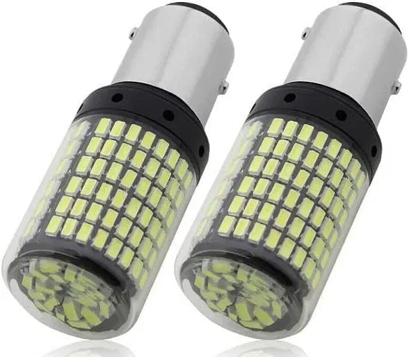 1156 Led Bulb, 1156 BA15S 2835 144 Single Point SMD 5050 LED Bulb For Car Brake Light Backup Lamps DC 12V (Ice Blue Pack of 2)