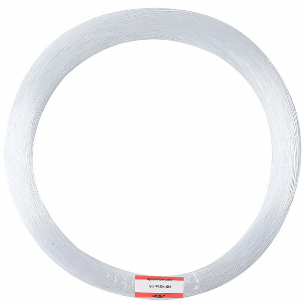 984.2ft(300m)/roll Diameter(1.0mm) End Glow Optical Fiber Light PMMA Plastic Cable for LED Fiber Optic Star Ceiling Light lamp Car and Home Purpose (1MM/300M)