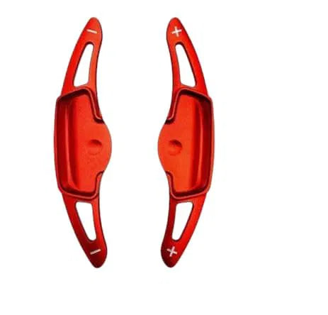 Aluminium Alloy Shift Paddle Steering Wheel Shifter Paddlers Extension Compatible for Kia K5 2021-2025 (Red)