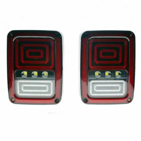 Monster LED V3 Tail Lights for Mahindra Thar/Jeep Wrangler Off Road SUV