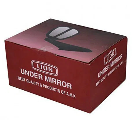 Lion Manual Passenger Side Black Mirror for Mahindra, Toyota, Universal for Car fortuner Old, Scorpio, Xylo, Xuv 500, Bolero, Ertiga, Innova