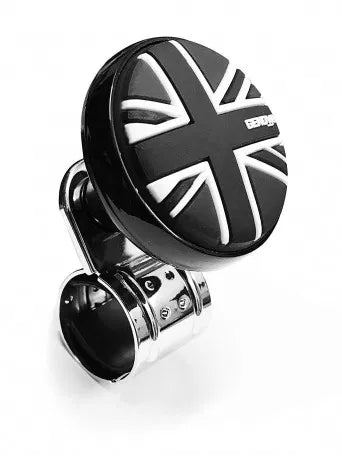 Genova Black Vehicle Steering Knob/Power Handle(Made in Korea)