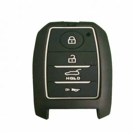 Car Metal Remote Key Shell For Kia 4 Button Along with Key Chain