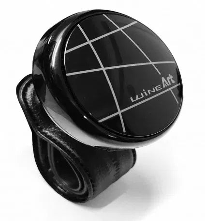 Wineart Premium Quality Power Handle Steering Wheel Spinner Knob (Black) for all Cars