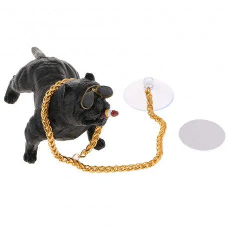 Bully Dog Car Dashboard Decors Toy Bulldog Black, 135x 65x 75mm