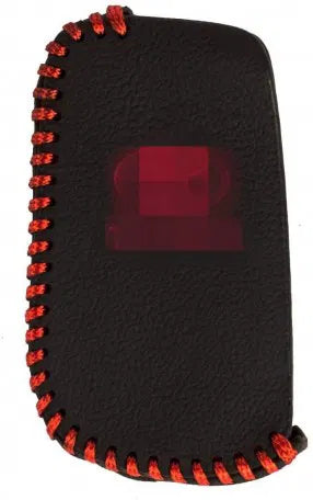 Leather Key Cover For 3 Button Remote Flip Key Cover For T-oyota Corolla Altis/Innova Crysta( 1 Piece)