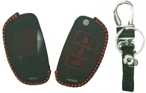 Leather Hyundai i20 (igen) verna/xcent (Only For Flip key) Pack of 1