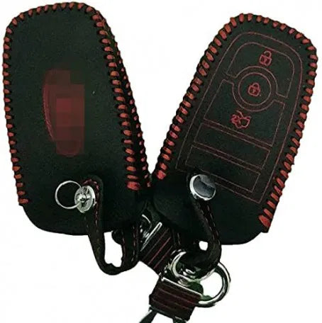 Leather Key Cover For Ford Endeavour Smart Key( 1 Piece)