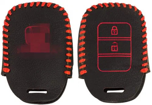 Leather Key Cover For Honda City CRV Accord jazz City 2014-2016 ( 1 Piece)
