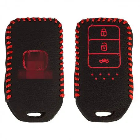 Leather Key Cover For New Honda City (2014+) (Only For Push Button Start Models (Pack of 1)