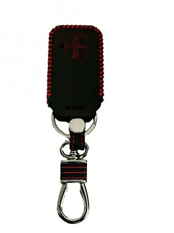 Leather Key Cover For Compatible With Maruti Suzuki Swift 2018 / Maruti Suzuki Baleno 2019 and Maruti Suzuki XL6 (1 Piece)