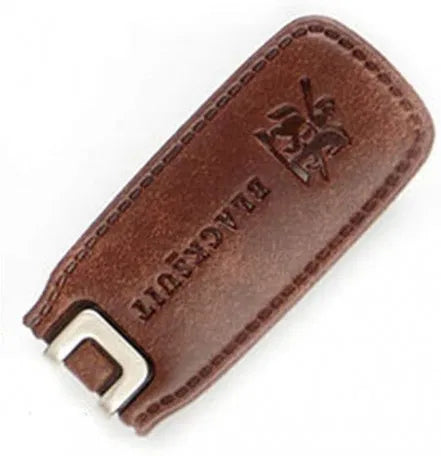 Blacksuit Autoban Leather Sunglass Clip Sun Visor Car Eyeglasses Holder Universal for car and Vehicles(Brown)