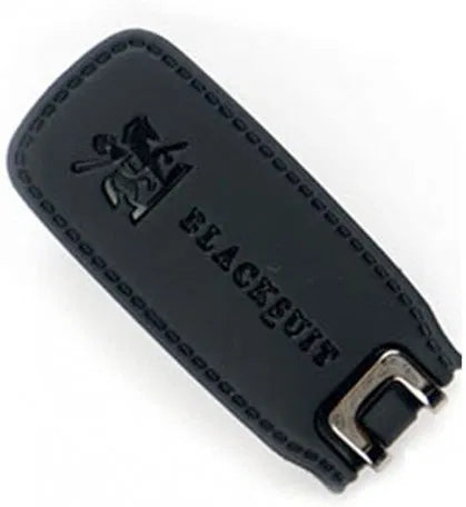 Blacksuit Autoban Leather Sunglass Clip Sun Visor Car Eyeglasses Holder Universal for car and Vehicles(Black)