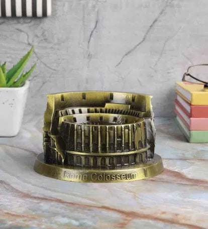 Lilone Colosseum Miniture Model for Home Decoration Figurines Creative Retro Ornament Statue Desk Decor Gift