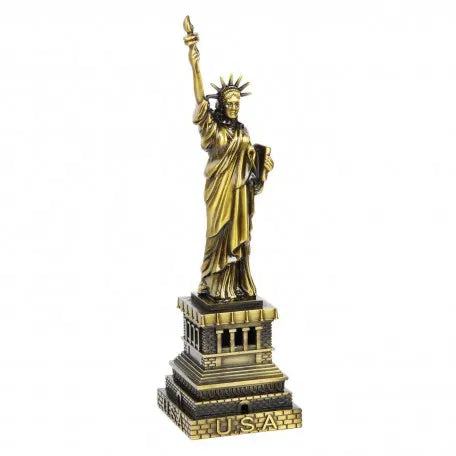 Miniture Model Liberty Tower for Home Decoration Figurines Creative Retro Ornament Statue Desk Decor Gift