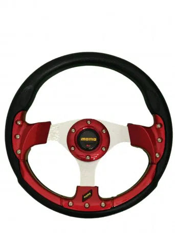 Momo Sports Steering Wheel , Red (12.5 Inch in Diameter)